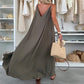 💜LAST DAY PROMOTION - 50%OFF💜Women’s Spaghetti Strap Maxi Dress with Waist Tie