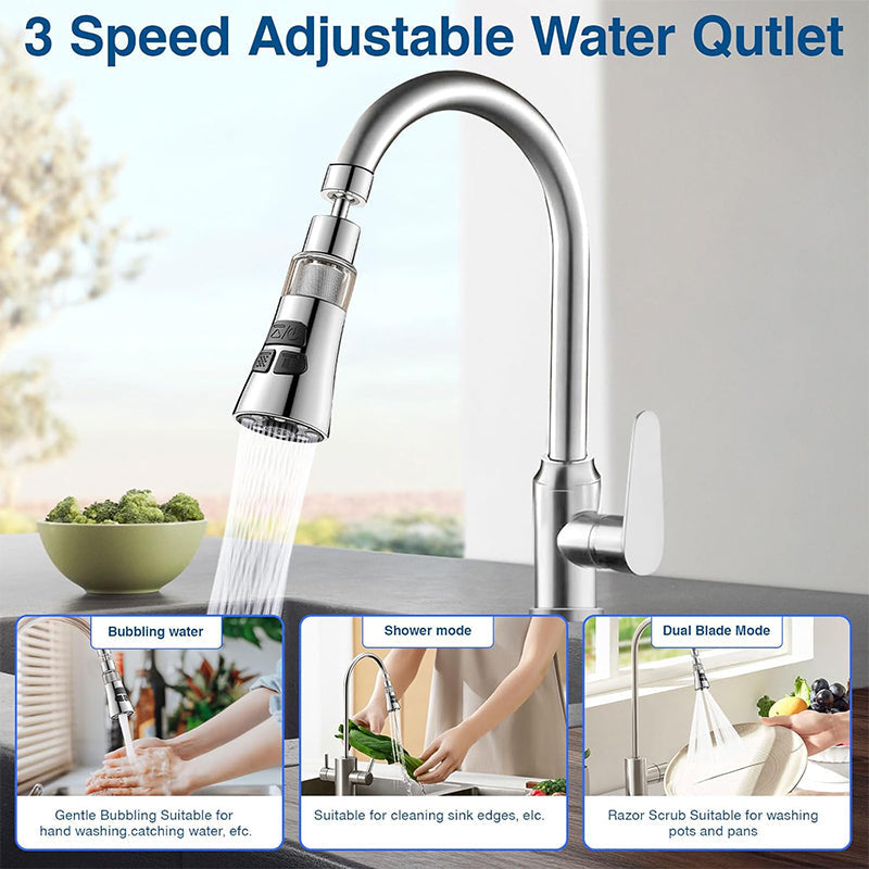 🔥LAST DAY -BUY 2 GET 1 FREE🔥360° Swivel Kitchen Faucet Aerator