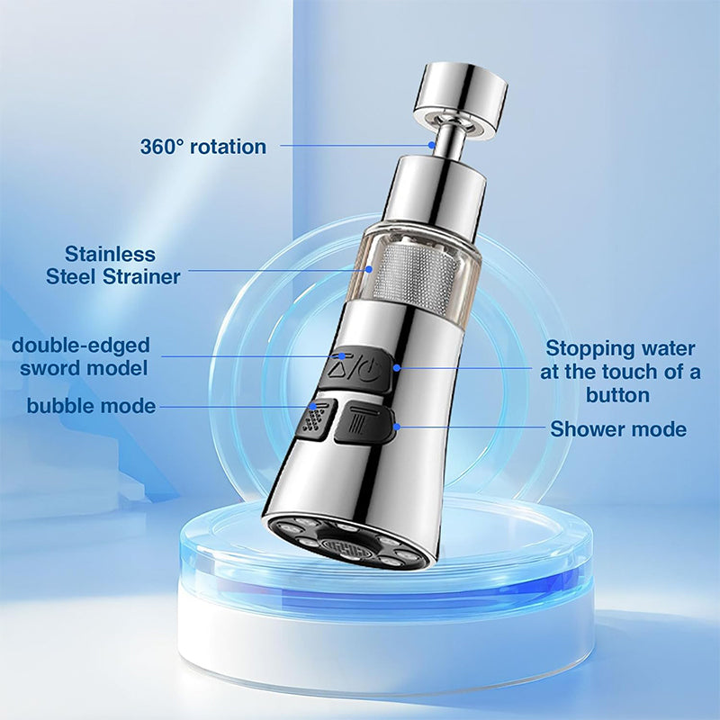🔥LAST DAY -BUY 2 GET 1 FREE🔥360° Swivel Kitchen Faucet Aerator