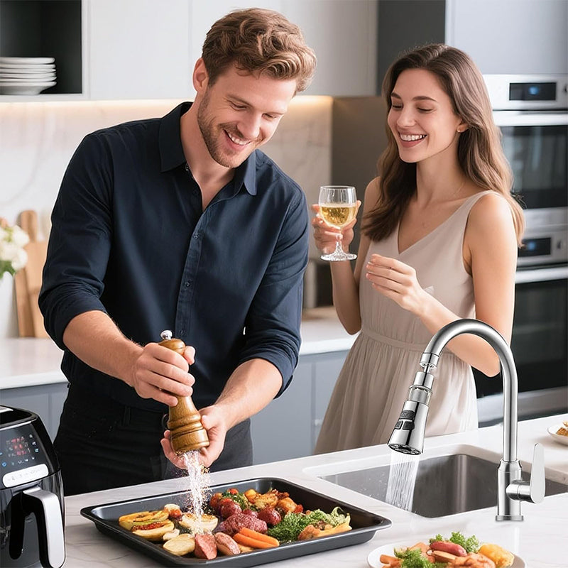 🔥LAST DAY -BUY 2 GET 1 FREE🔥360° Swivel Kitchen Faucet Aerator