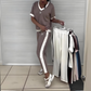 💜LAST DAY PROMOTION - 50%OFF💜Women's Casual V-Neck Top and Pants Set