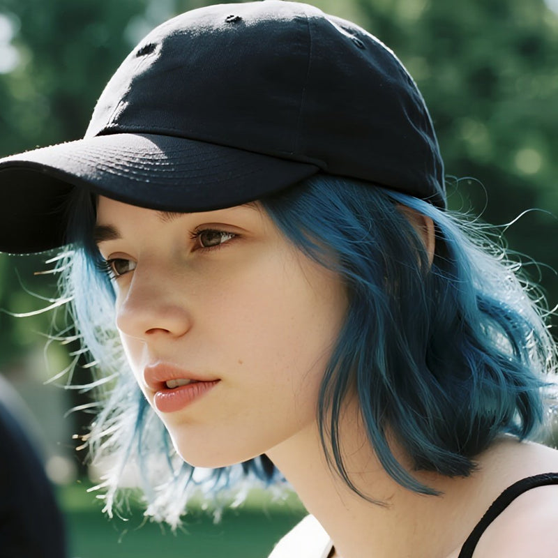 💜 LAST DAY PROMOTION - 50%OFF💜2-in-1 Curly Hair Baseball Cap Wig