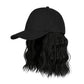 💜 LAST DAY PROMOTION - 50%OFF💜2-in-1 Curly Hair Baseball Cap Wig