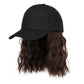💜 LAST DAY PROMOTION - 50%OFF💜2-in-1 Curly Hair Baseball Cap Wig