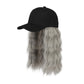 💜 LAST DAY PROMOTION - 50%OFF💜2-in-1 Curly Hair Baseball Cap Wig