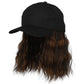 💜 LAST DAY PROMOTION - 50%OFF💜2-in-1 Curly Hair Baseball Cap Wig