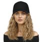 💜 LAST DAY PROMOTION - 50%OFF💜2-in-1 Curly Hair Baseball Cap Wig