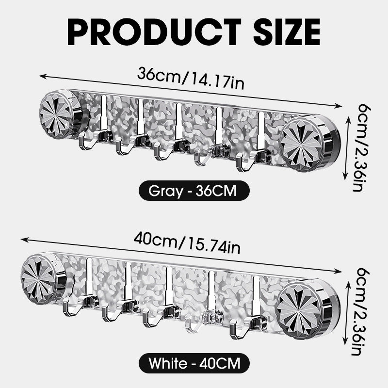 🔥 LAST DAY -BUY 2 GET 1 FREE 🔥 Multipurpose Stylish Wall-Mounted Hooks Organizer