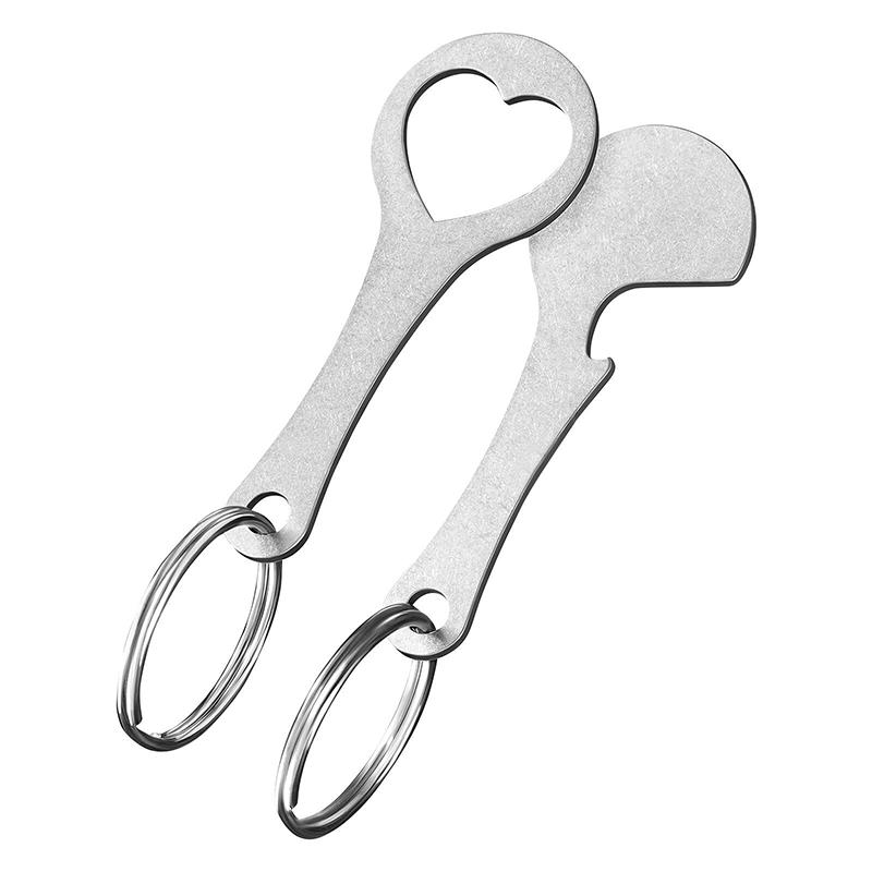 🔥 LAST DAY PROMOTION - 50%OFF 🔥2 Pieces Stainless Steel Shopping Trolley Token Keyrings