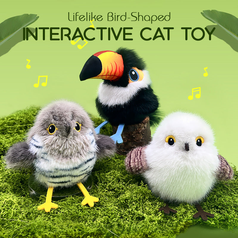 🔥 LAST DAY PROMOTION - 50%OFF 🔥🐤Lifelike Bird-Shaped Interactive Cat Toy🐱