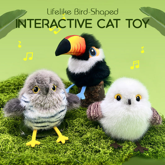 🔥 LAST DAY PROMOTION - 50%OFF 🔥🐤Lifelike Bird-Shaped Interactive Cat Toy🐱