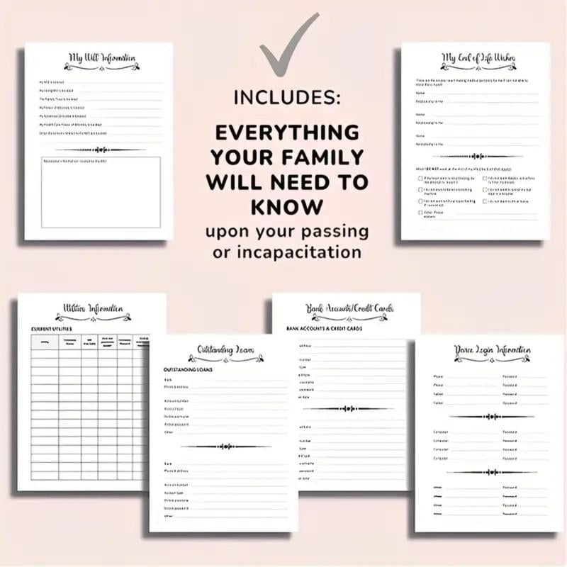 💜 LAST DAY PROMOTION - 50%OFF💜End of Life Planner
