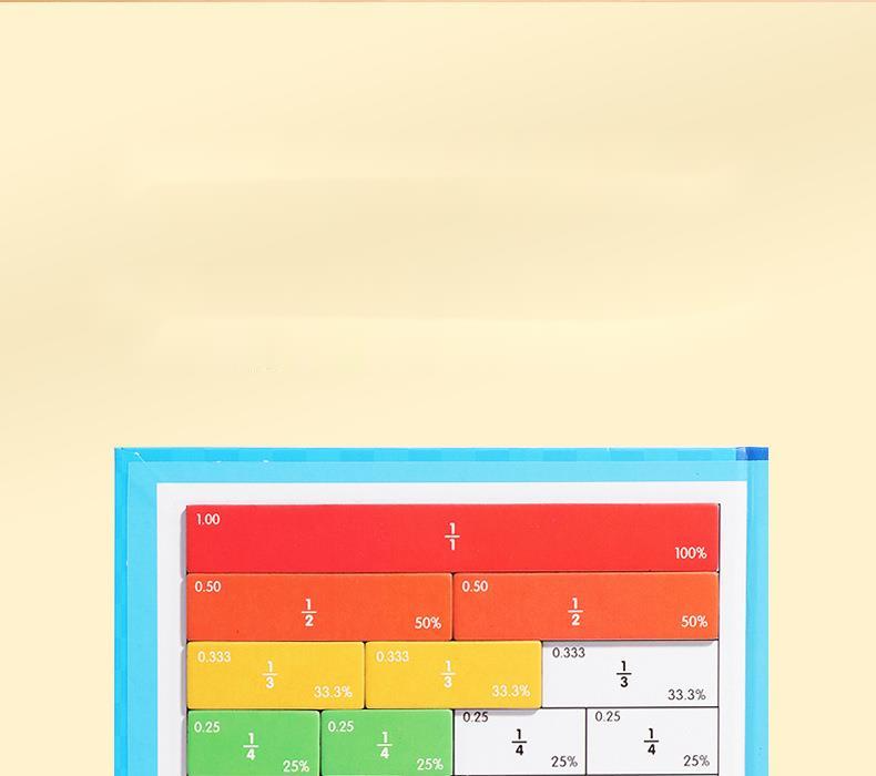 🔥LAST DAY SALE 50% OFF🏅Montessori Magnetic Book Fraction Puzzle