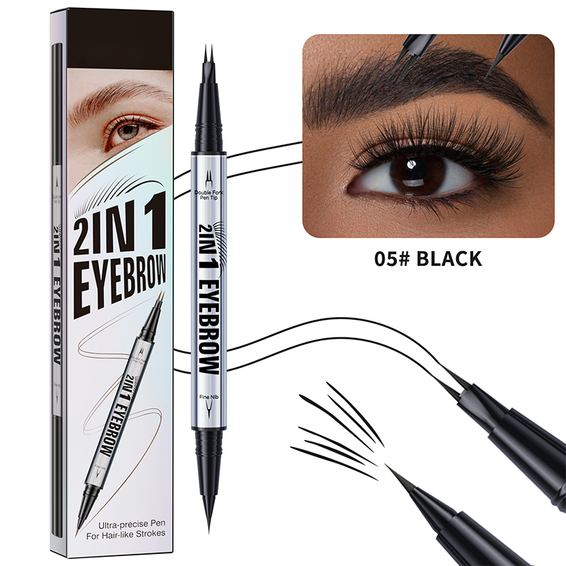 💜 LAST DAY PROMOTION 50%OFF 💜 2-in-1 Waterproof Eyebrow Pen