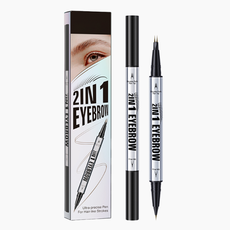 💜 LAST DAY PROMOTION 50%OFF 💜 2-in-1 Waterproof Eyebrow Pen
